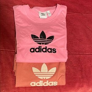 adidas Originals Pink and Orange Tees
